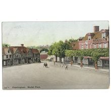 Framlingham, Market Place, Suffolk, Postcard.