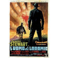 The Man From Laramie- Italian 1955 Poster Canvas Movie Film Print A0 A1 A2 A3 A4