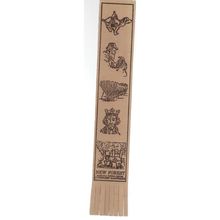 NEW FOREST MUSEUM & VISITOR CENTRE, Lyndhurst, Hampshire Leather Bookmark.. =
