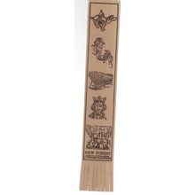 NEW FOREST MUSEUM & VISITOR CENTRE, Lyndhurst, Hampshire Leather Bookmark.. #