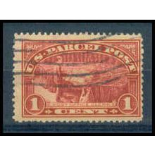 Used Q1 1c Post Office Barely Clears WA1568