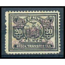 Used Revenue 20c N.Y. Stock Transfer Fine WA2783