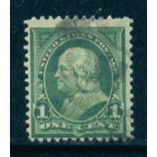 Used 279 1c Benjamin Franklin Average Plus M04279