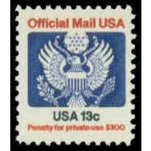 O129 13c Eagle Fine MNH G0625