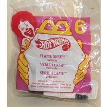 1996 McDonalds Hot Wheels #6 Flame Series Mint in Package