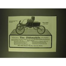 1902 Oldsmobile Car Ad - All Roads alike to the Oldsmobile Runs Everywhere