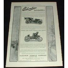 1903 Columbia Mark XLI & Mark XXXVIII Car Ad!