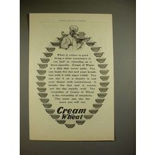 1903 Cream of Wheat Cereal Ad w/ Rastus!