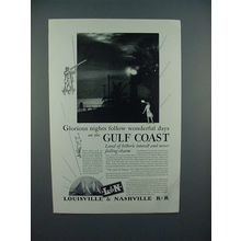 1928 Louisville & Nashville Railroad Ad - Glorious