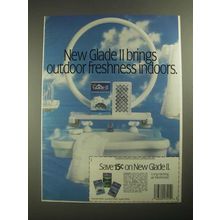 1987 Glade II Air Freshener Ad - Outdoor Freshness Indoors