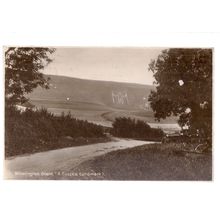 WILMINGTON GIANT, SUSSEX. used vintage postcard RP 1935 pm =