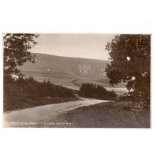 WILMINGTON GIANT, SUSSEX. used vintage postcard RP 1935 pm