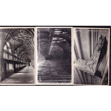 Masonic Square Gloucester Cathedral 3x Antique Postcard s