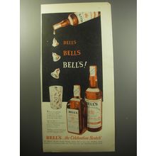 1954 Bell's Scotch Ad - Bells Bells Bells!