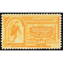 E3, Mint XF NH 10¢ With PFC Certificate - RARE - Stuart Katz