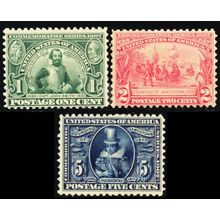 328-330, Mint HR - Nice Fresh Stamps SCV $212 - Stuart Katz