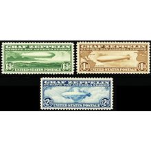 C13-15, Mint VF-XF NH/LH Set Very Pretty Stamps! - Stuart Katz