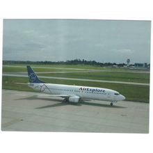 BOEING 737 AIRCRAFT AIR EXPLORE AT BIRMINGHAM AIRPORT CARD NO W 156