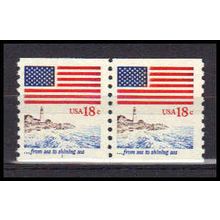 1891 18c U.S. Flag Fine MNH SG CNP Left 1 PA0249