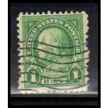 Used 632 1c Benjamin Franklin Fine KA7185