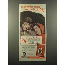 1947 Prince Albert Crimp Cut Tobacco Ad - Fair Weather