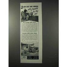 1958 ARPS Dual-Action Dozer; Utility Blade Ad