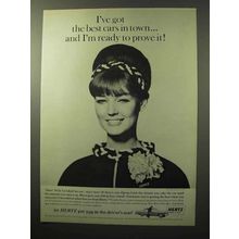1964 Hertz Rent a Car Ad - Best Cars In Town