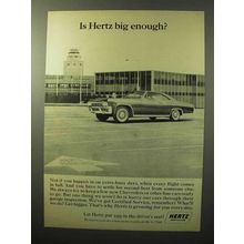 1964 Hertz Rent a Car Ad - Big Enough?
