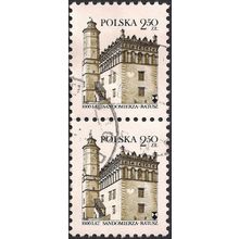 POLAND, Town hall of Sandomierz, brown 1980, 2.50 Zl