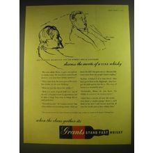 1955 Grants Scotch Ad - Sir Compton Mackenzie and Sir Robert Bruce Lockhart