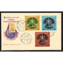 FDC UAR Stamps/3 (Unkn Cachet-U/A) Box0429