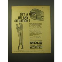 1965 Mole Self-Grip Wrench Ad - Get a grip on any situation
