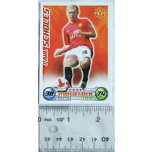 2008/09 Topps Match Attax Trading Card - Paul Scholes, Manchester United