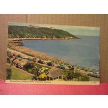MARINE DRIVE AND PENDENNIS POINT, FALMOUTH, CORNWALL used postcard 1975 pm =