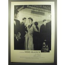 1952 Anjou Side Glance Perfume Advertisement - Introducing Side Glance