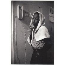 Boy With Hoody With 1980s Telephone All Knotted Spanish Harlem Photo Postcard