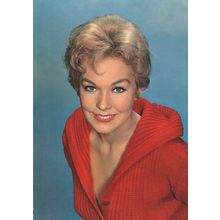 Kim Novak Red Vintage Outfit Film Star Rare French postcard