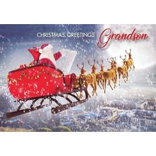 Christmas Greeting Grandson - 21239