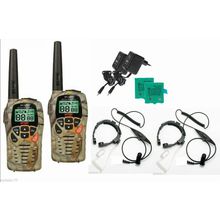 PAREJA DE WALKIE TALKIES INTEK MT3030M CAMUFLAJE + 2 LARINGOFONOS PMR446 12 KM