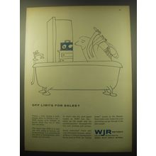 1959 WJR Radio Station Ad - Off limits for sales?
