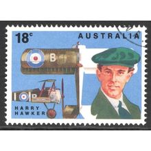 AUSTRALIA 1978: AVIATORS - 18c HAWKER USED (G5)