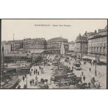Quai des Belges, Marseille, c.1910 - CPA