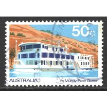 AUSTRALIA 1979: FERRIES & STEAMERS - 50c PS MURRAY RIVER QUEEN USED (G6)