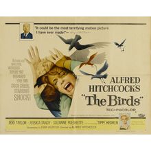 the-birds-poster-hitchcock Poster Canvas Movie Film Print A0 A1 A2 A3 A4 A5 A6 A