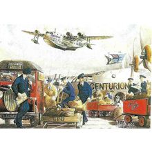 Postal EMPIRE AIRMAIL SCHEME Postcard (Post Office SWPR18)