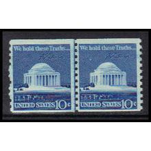 1520 10c Jefferson Memorial Fine MNH CLP W1676