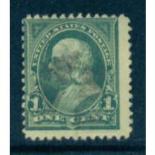 Used 279 1c Benjamin Franklin Average M04485