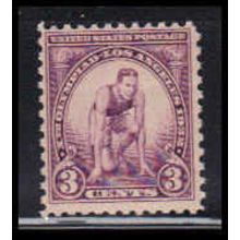 718 3c Runner Just Clears MNH O3279