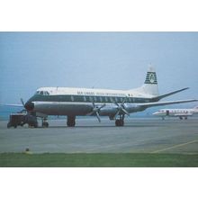 Aer Lingus Viscount EI-AOG at Birmingham Airport Limited Edition of 250 Postcard