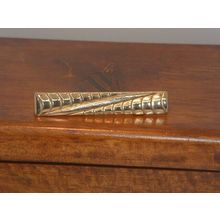 Pre-Owned Vintage Gold Tone 3 D Etched Tie Bar